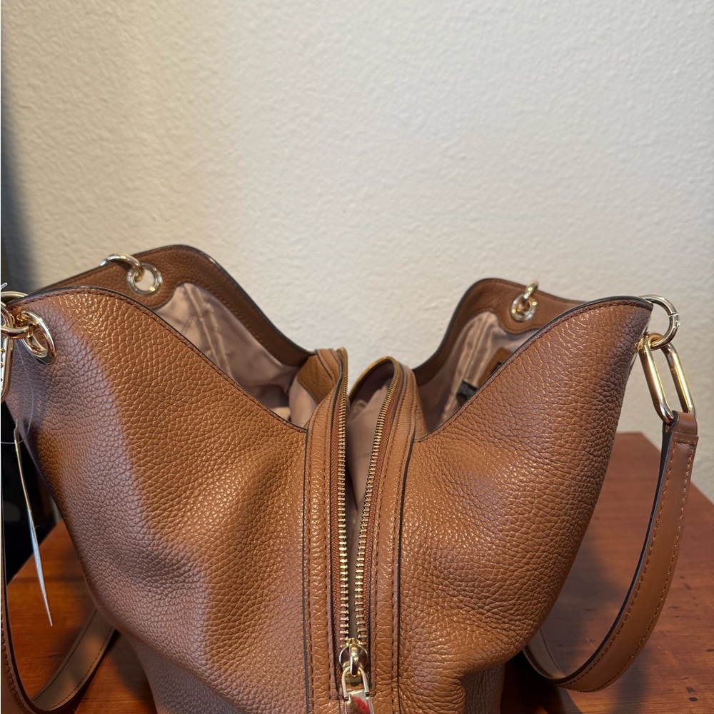 Michael Kors Leather Shoulder Bag - Picture 2 of 8
